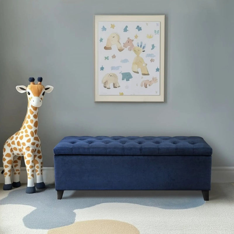 Shandra - Tufted Top Soft Close Storage Bench by HouseOfZazla