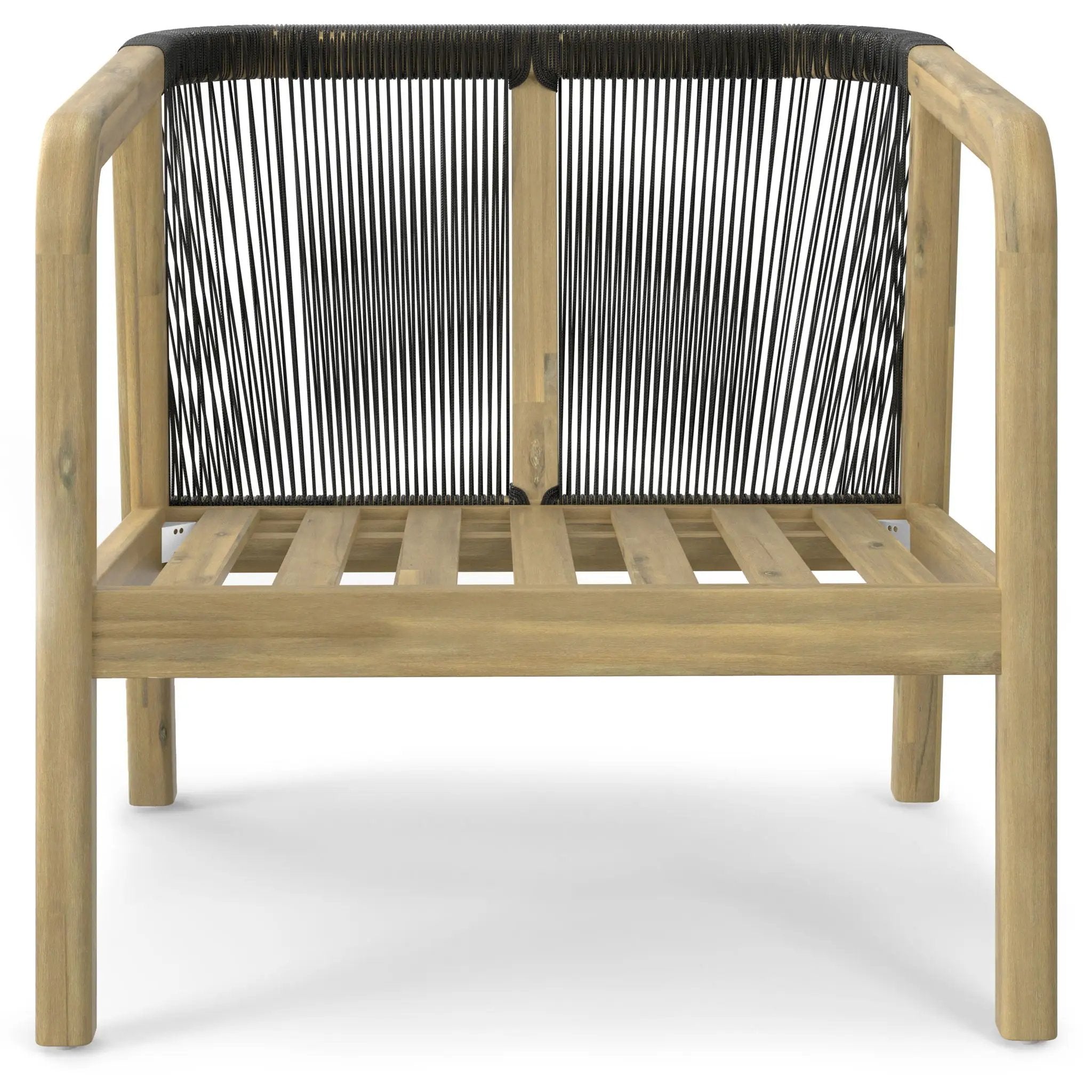 Palmetto - Outdoor Conversation Chair (Set of 2) - Stone Gray by HouseOfZazla