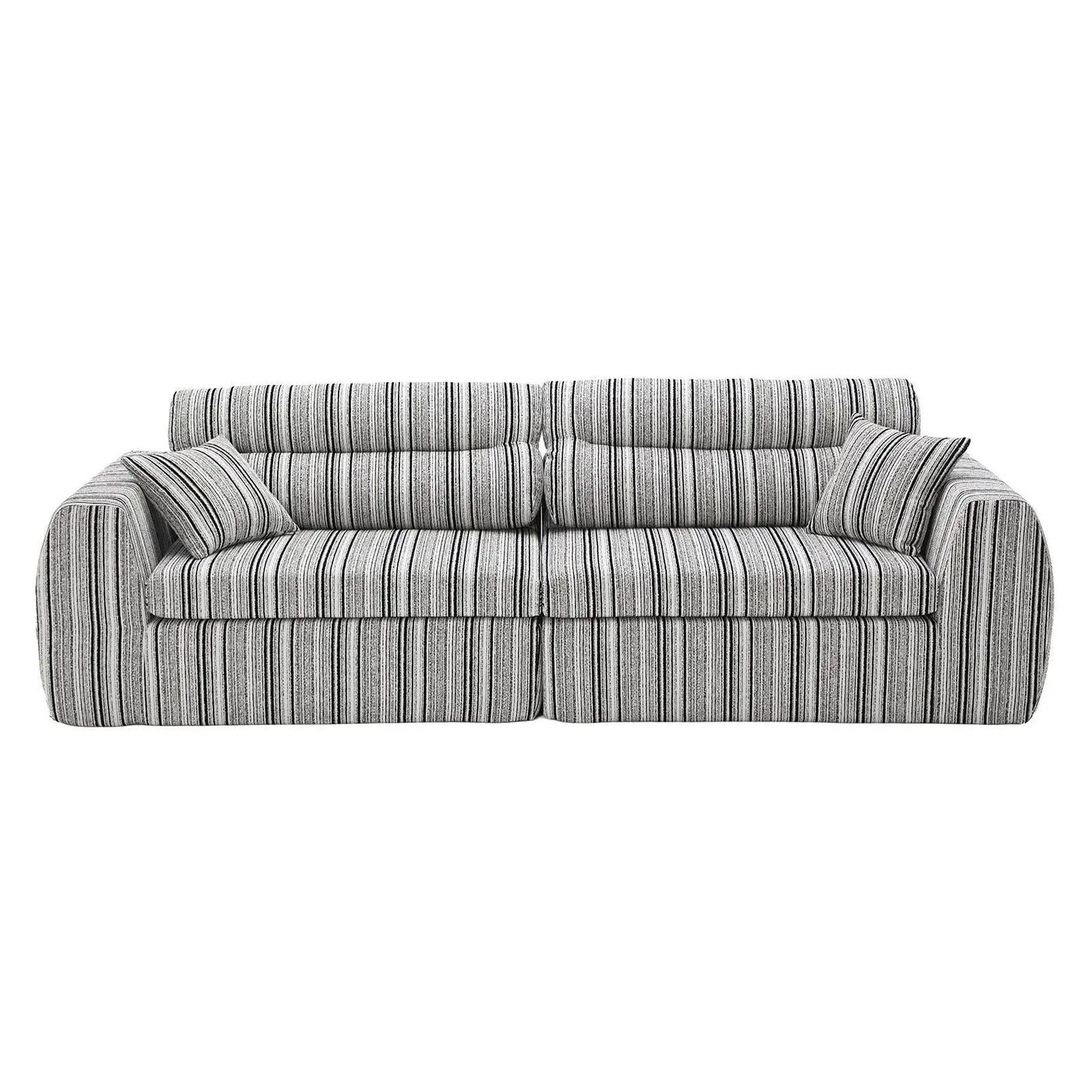 3 Seater, Couch With Throw Pillows For Living Room by HouseOfZazla