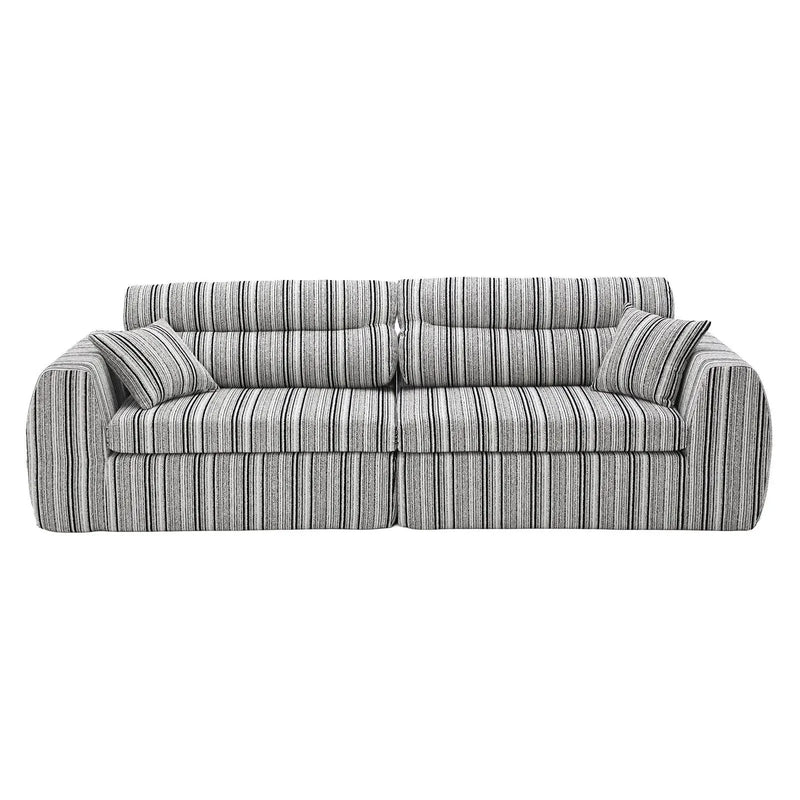 3 Seater, Couch With Throw Pillows For Living Room by HouseOfZazla