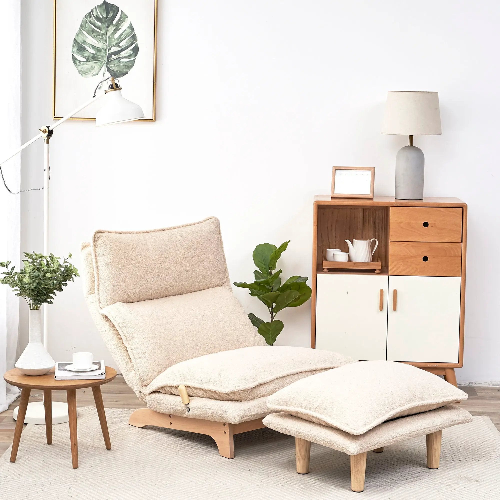 Single Lazy Sofa Chair Leisure Foldable Reclining Chair by Unique Piece Furniture