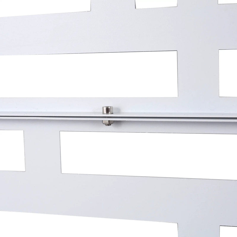 Decorative Freestanding Metal Privacy Screen For Indoor & Outdoor Use by Unique Piece Furniture