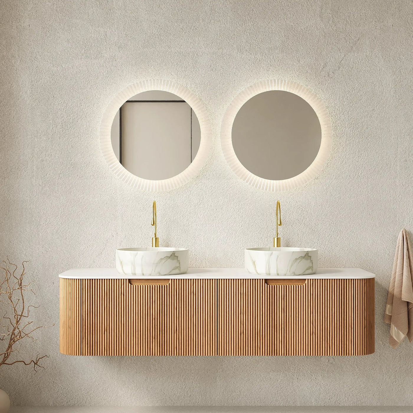 Dina 60" Bathroom Vanity & Sinks by HouseOfZazla