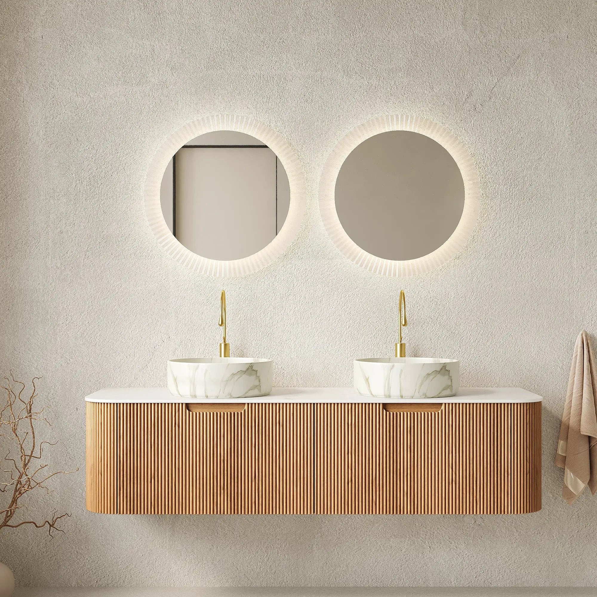 Dina 60" Bathroom Vanity & Sinks by HouseOfZazla