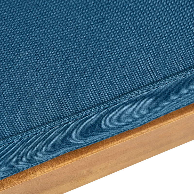 Perla Dining Chair 2pcs with Blue Cushions by HouseOfZazla