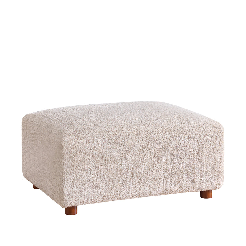 Aura 96 in. 4-Piece L Shaped Modular Sectional Sofa with Wood Frame - Boucle, photo 7 of 9
