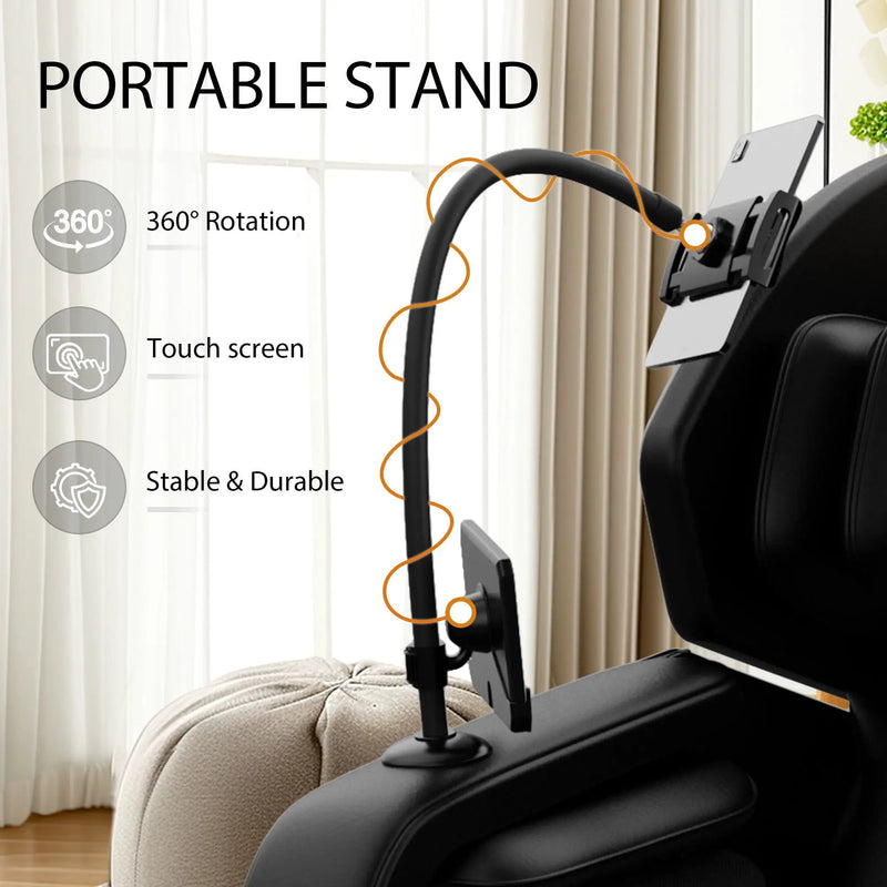 Massage Chair Recliner With Zero Gravity, Full Body Air Pressure - Black by HouseOfZazla