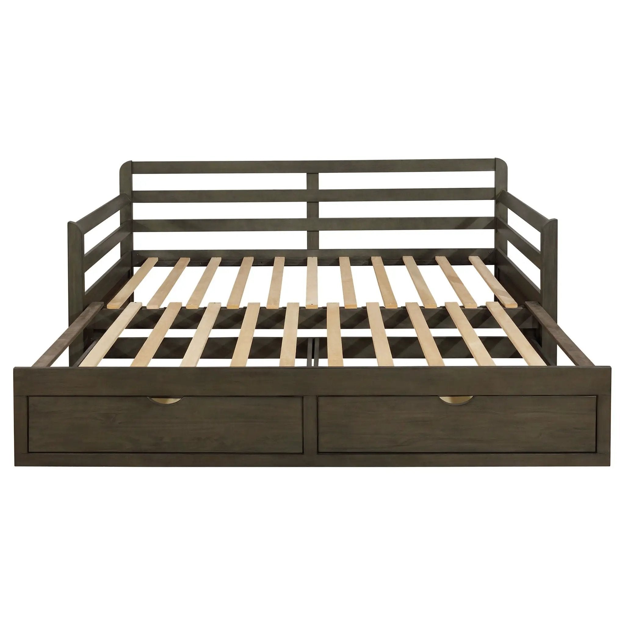 Sorrento 2-drawer Twin XL Daybed with Extension Trundle Grey by Unique Piece Furniture