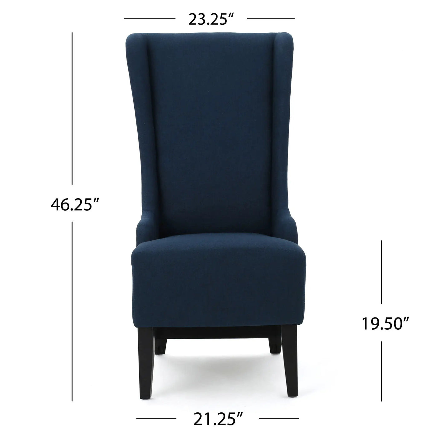 Alight Upholstered Dining Chair With High Back And Birch Wood Legs by HouseOfZazla
