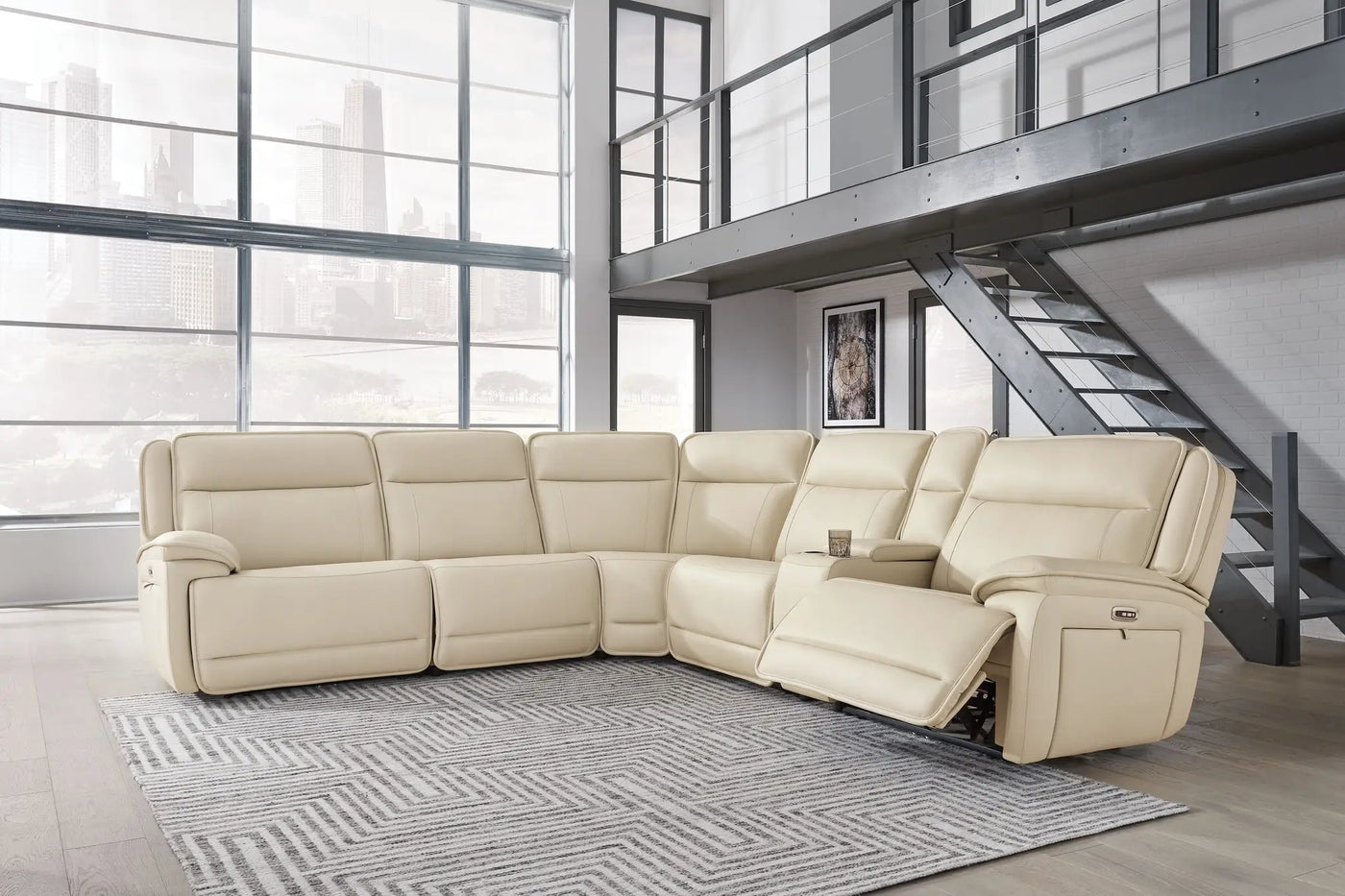 Double Deal - Reclining Sectional by Unique Piece Furniture