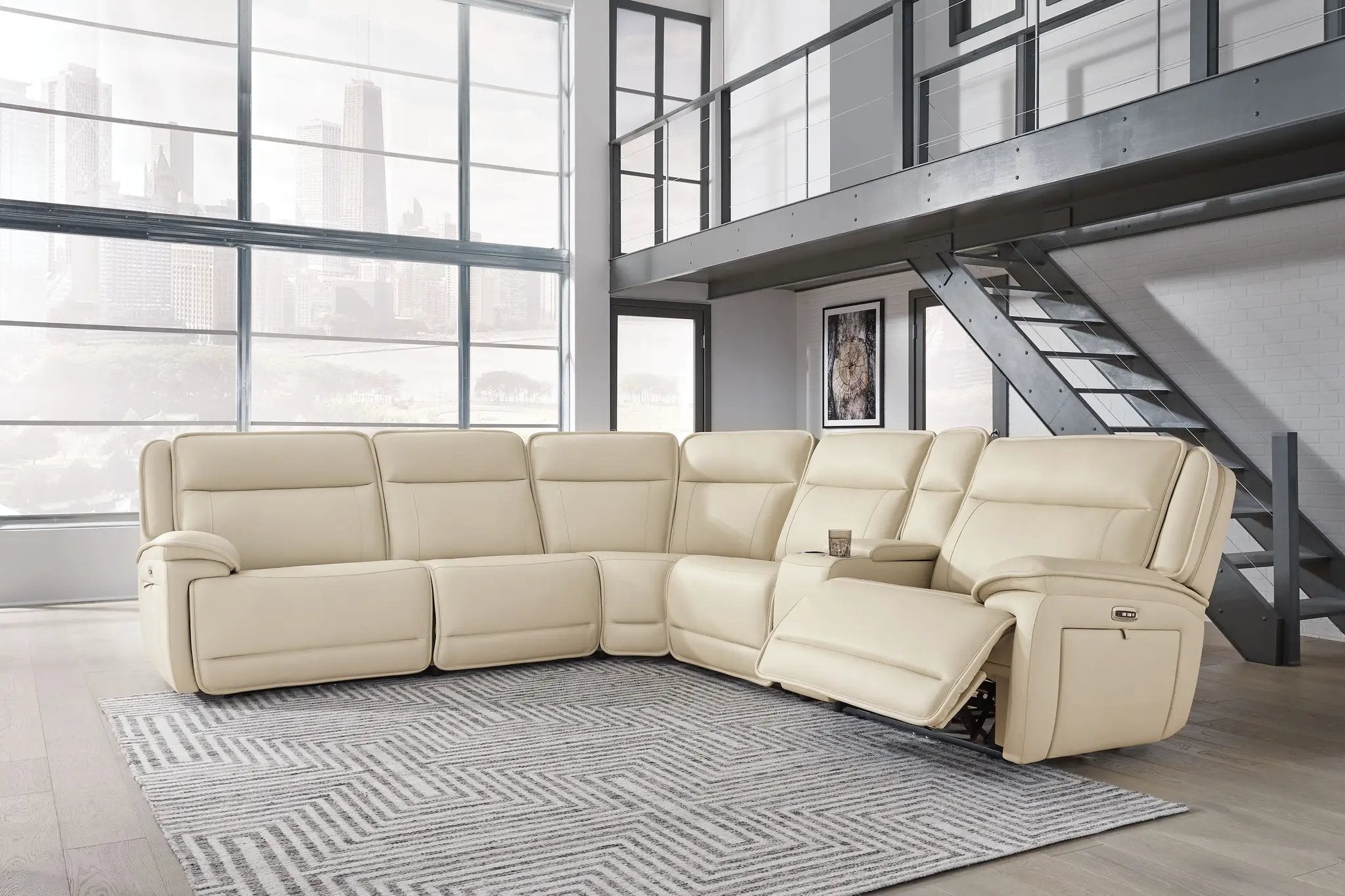 Double Deal - Reclining Sectional by Unique Piece Furniture