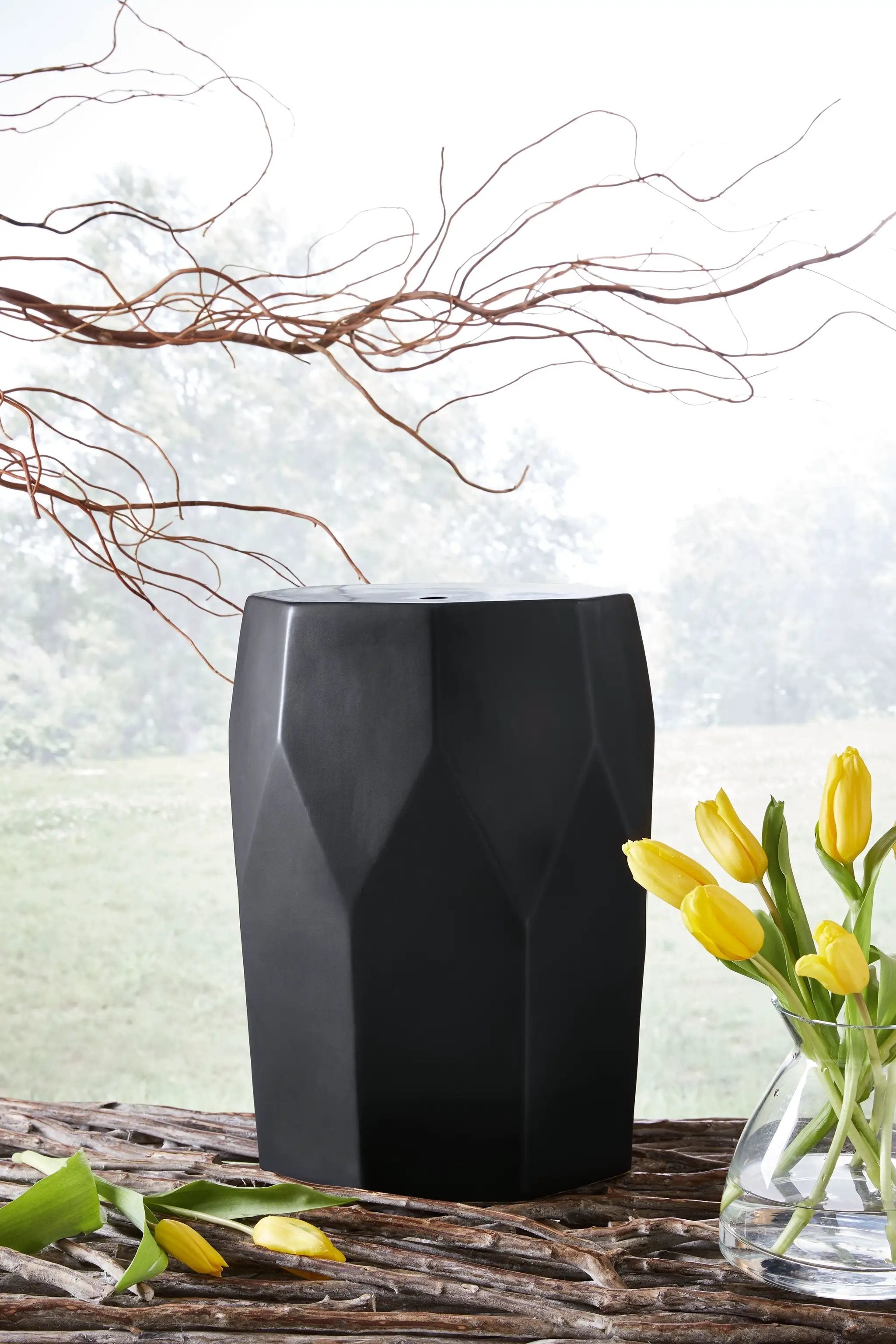 Rhysworth - Stool - Black by Unique Piece Furniture