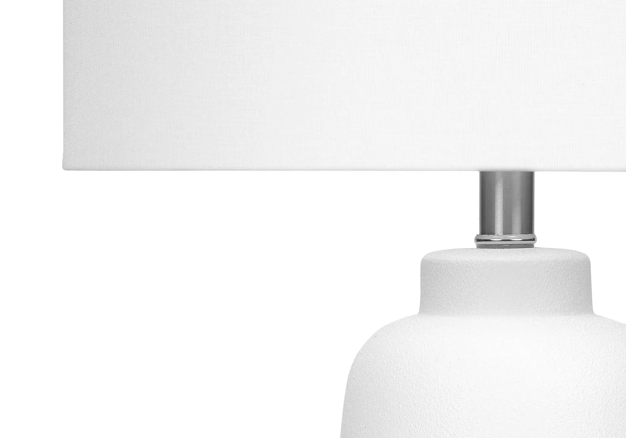 Lighting, Table Lamp, Ceramic, Modern - Cream by HouseOfZazla