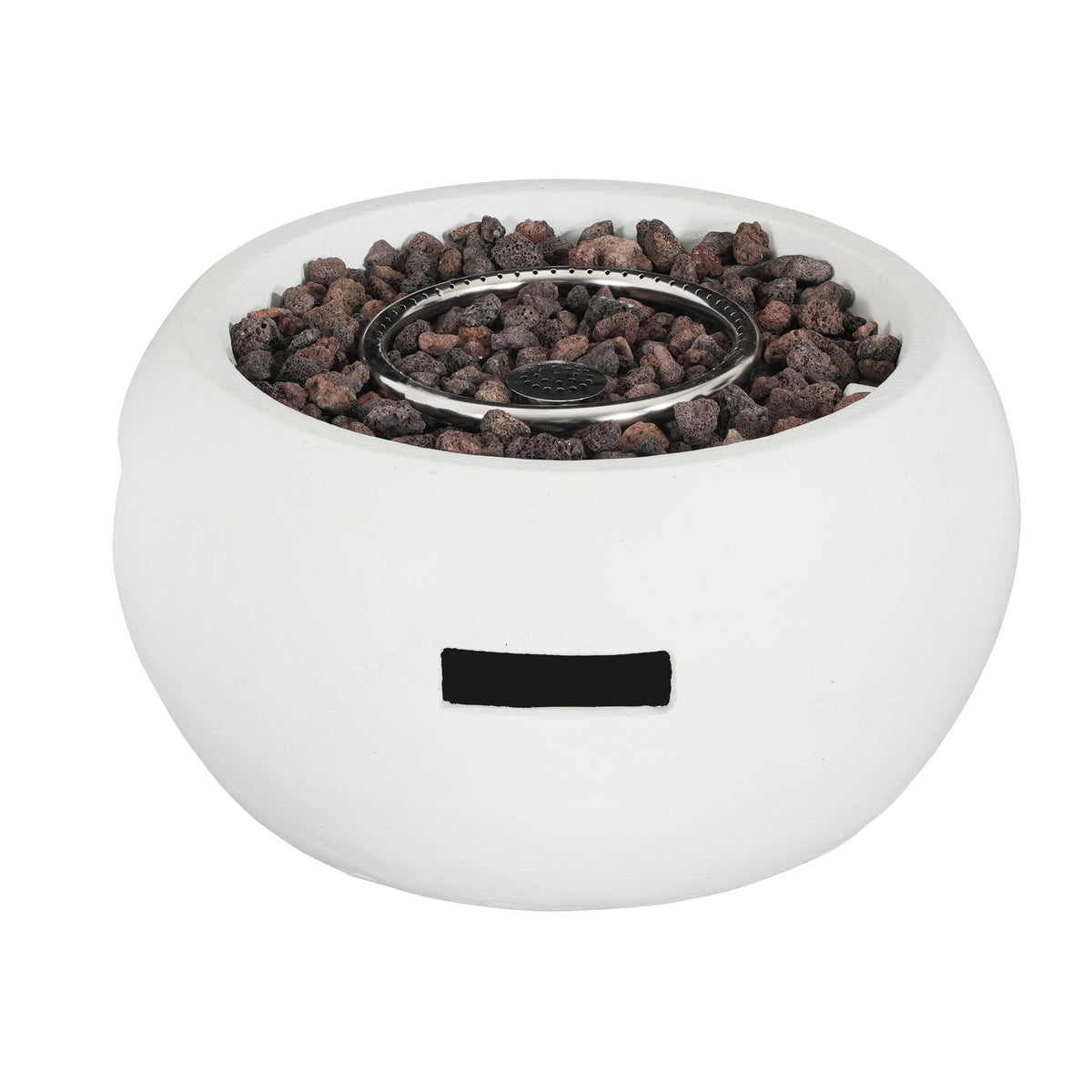 Patio MGO Propane Fire Pit with 40,000 BTU Output - White or Brown, photo 9 of 10