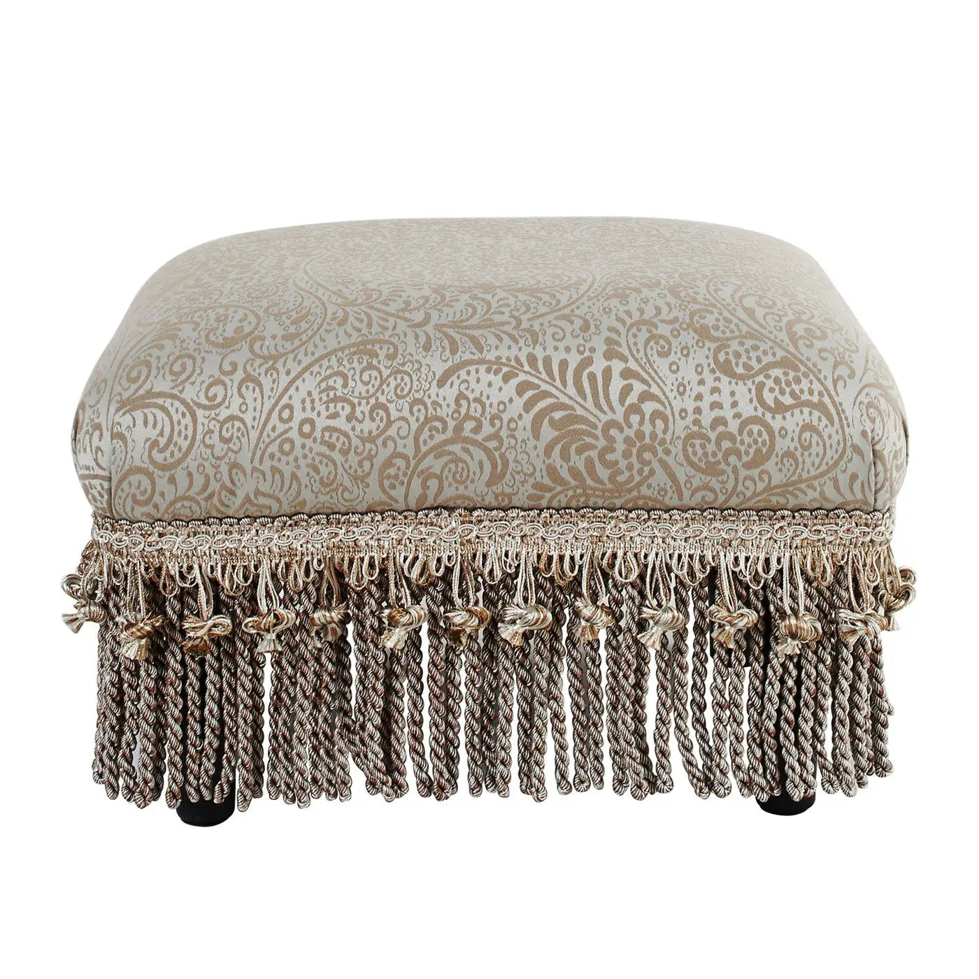 Fiona - Handcrafted Accent Footstool Ottoman by HouseOfZazla