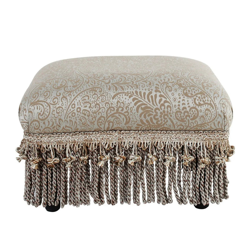 Fiona - Handcrafted Accent Footstool Ottoman by HouseOfZazla
