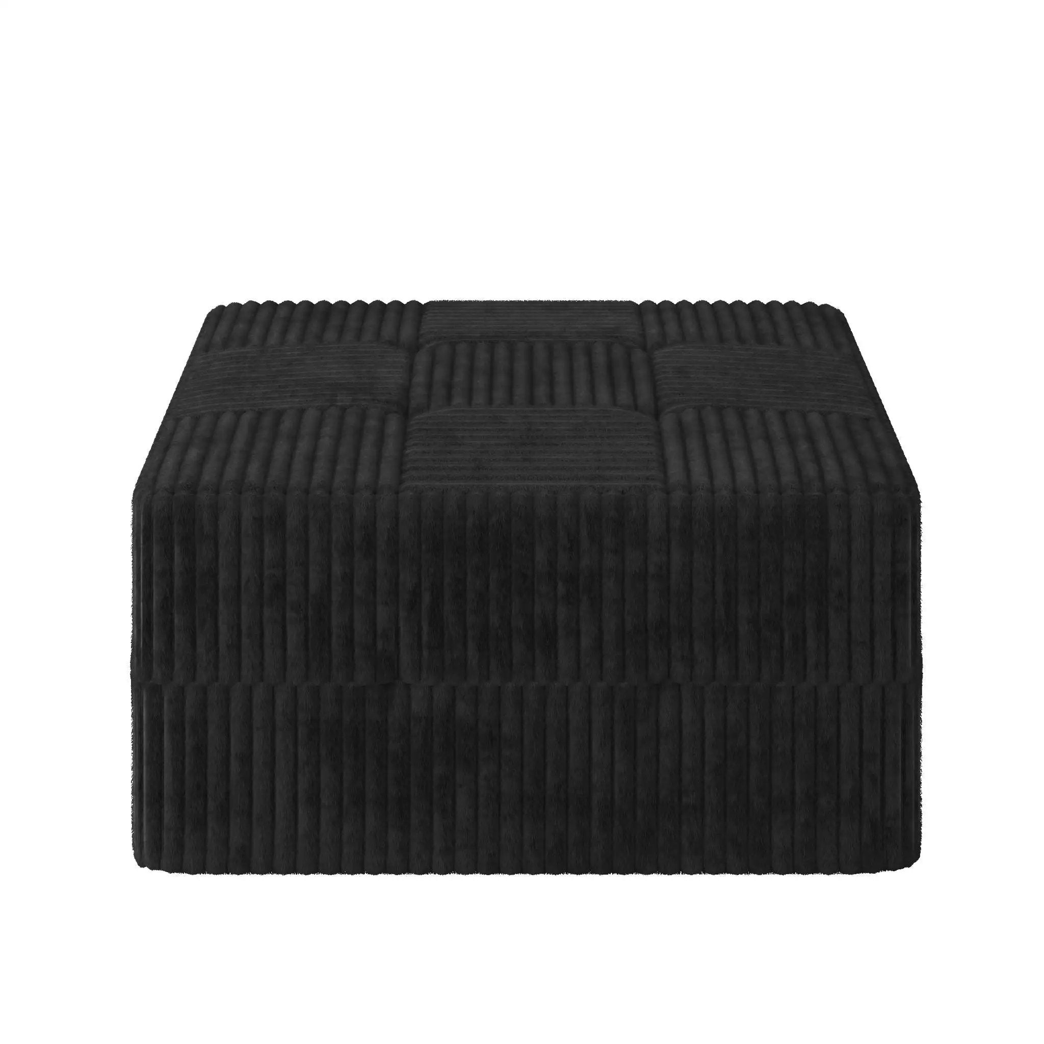 Modern Minimalist Ottoman Sofa Compressed Sectional Couch Sleeper by HouseOfZazla