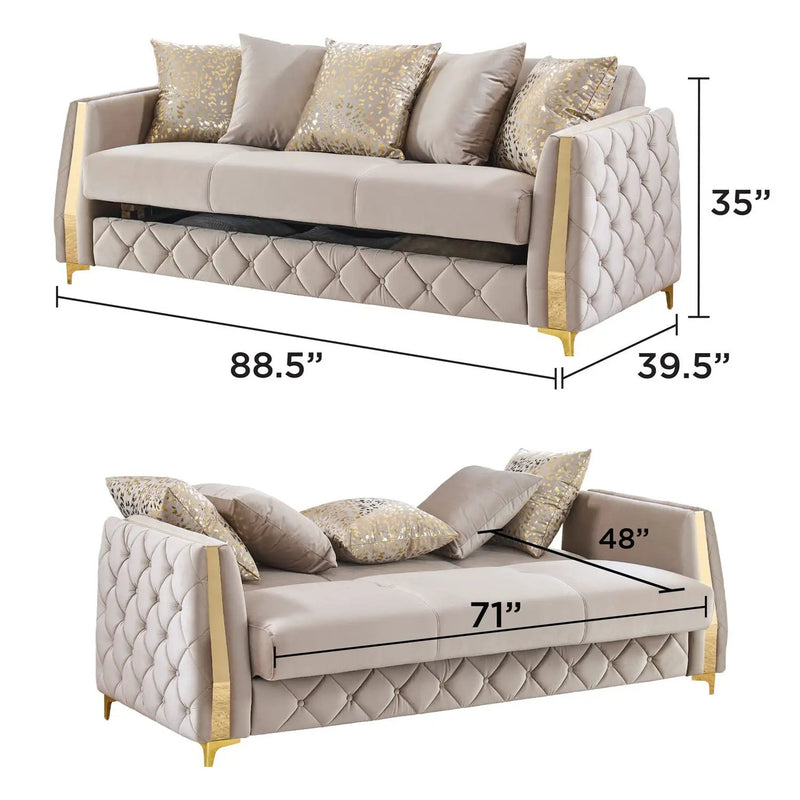 Lippa - Sleeper Sofa by HouseOfZazla