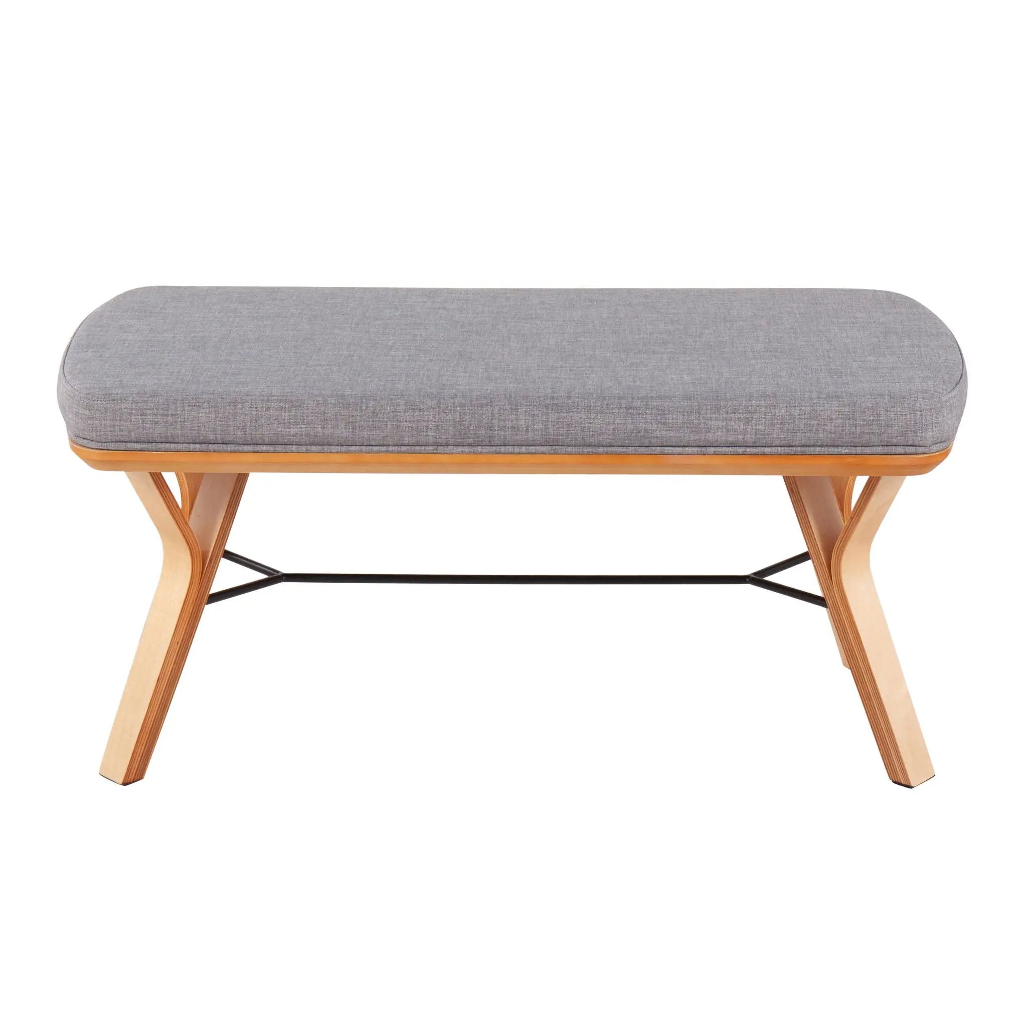 Folia - Mid Century / Modern Bench by Unique Piece Furniture
