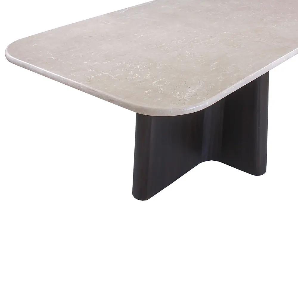 Jacory - Dining Table With Bottocino Marble Top - Espresso by Unique Piece Furniture