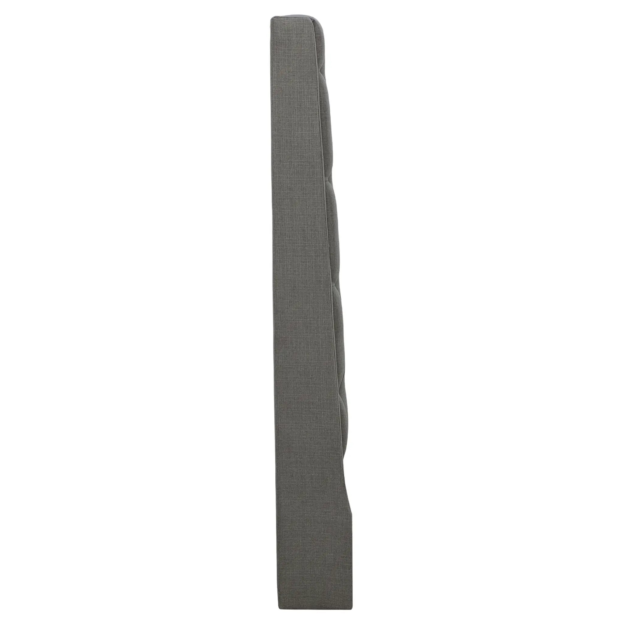 Camille Upholstered Queen Panel Headboard Grey by Unique Piece Furniture