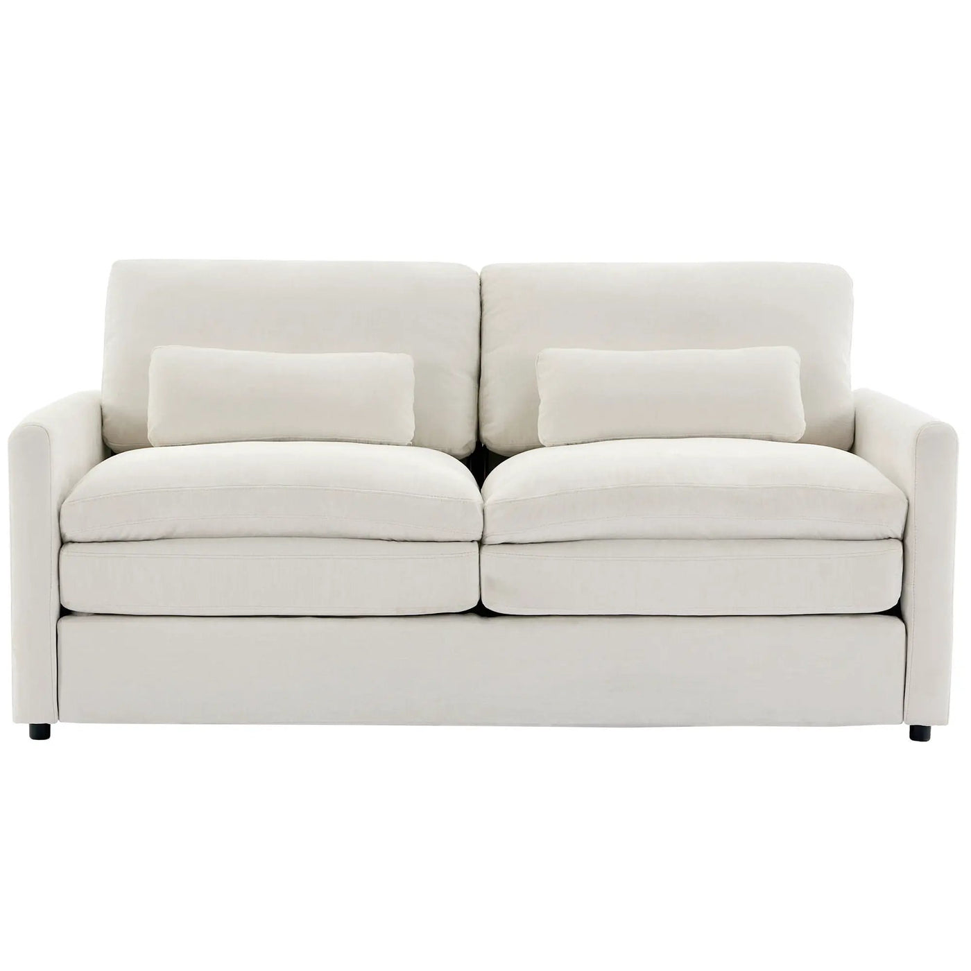 Cozy Upholstered Cushion Loveseat Sofa For Living Room by HouseOfZazla