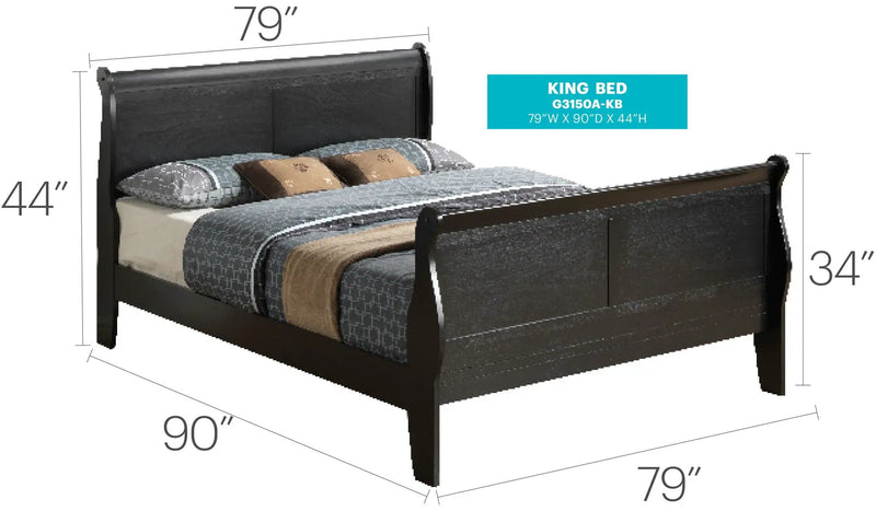 Panel Sleigh Bed by Unique Piece Furniture