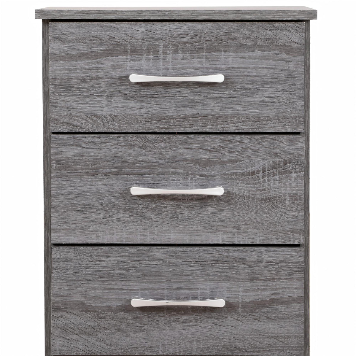 Accent Nightstand with Spacious Storage - Dark Gray or Light Brown, photo 5 of 9