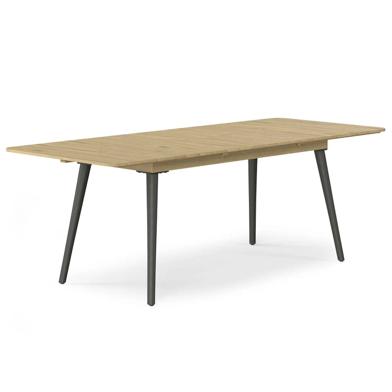 Beachside - Outdoor Extendable Dining Table - Light Teak by HouseOfZazla