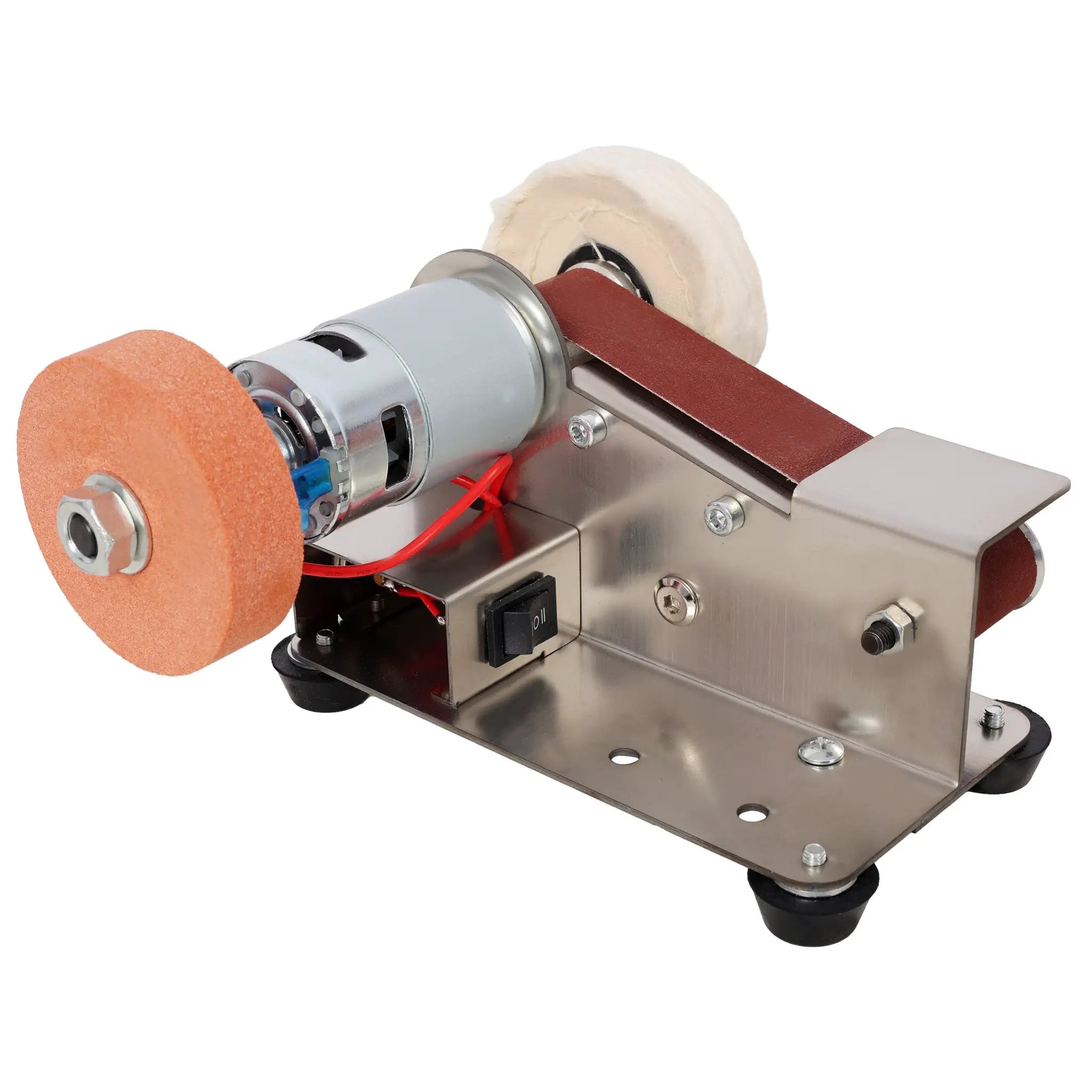 Mini Belt Sander, Electric Small Sander with 7 Adjustable Speeds by HouseOfZazla