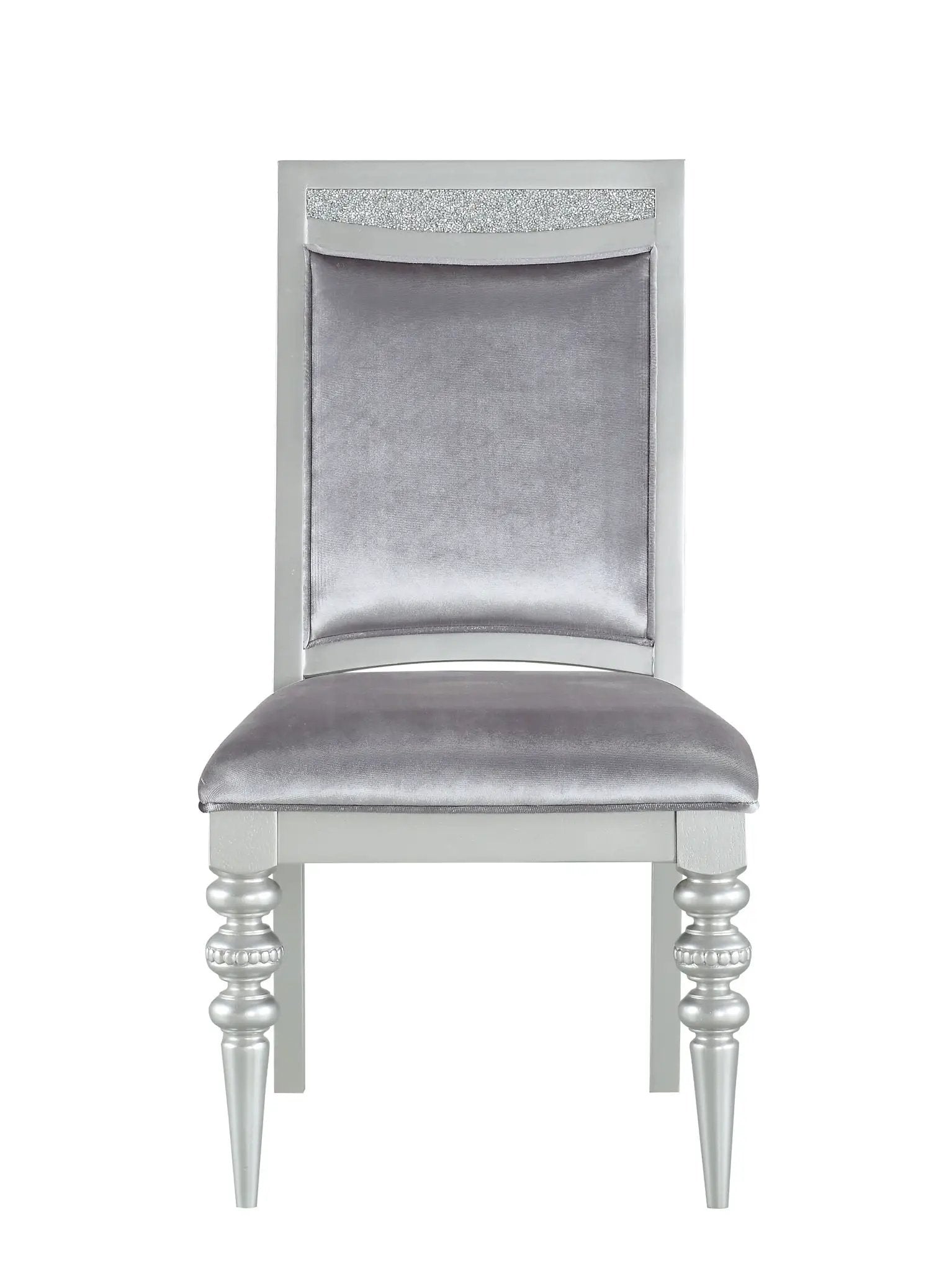 Maverick - Side Chair (Set of 2) - Silver by HouseOfZazla