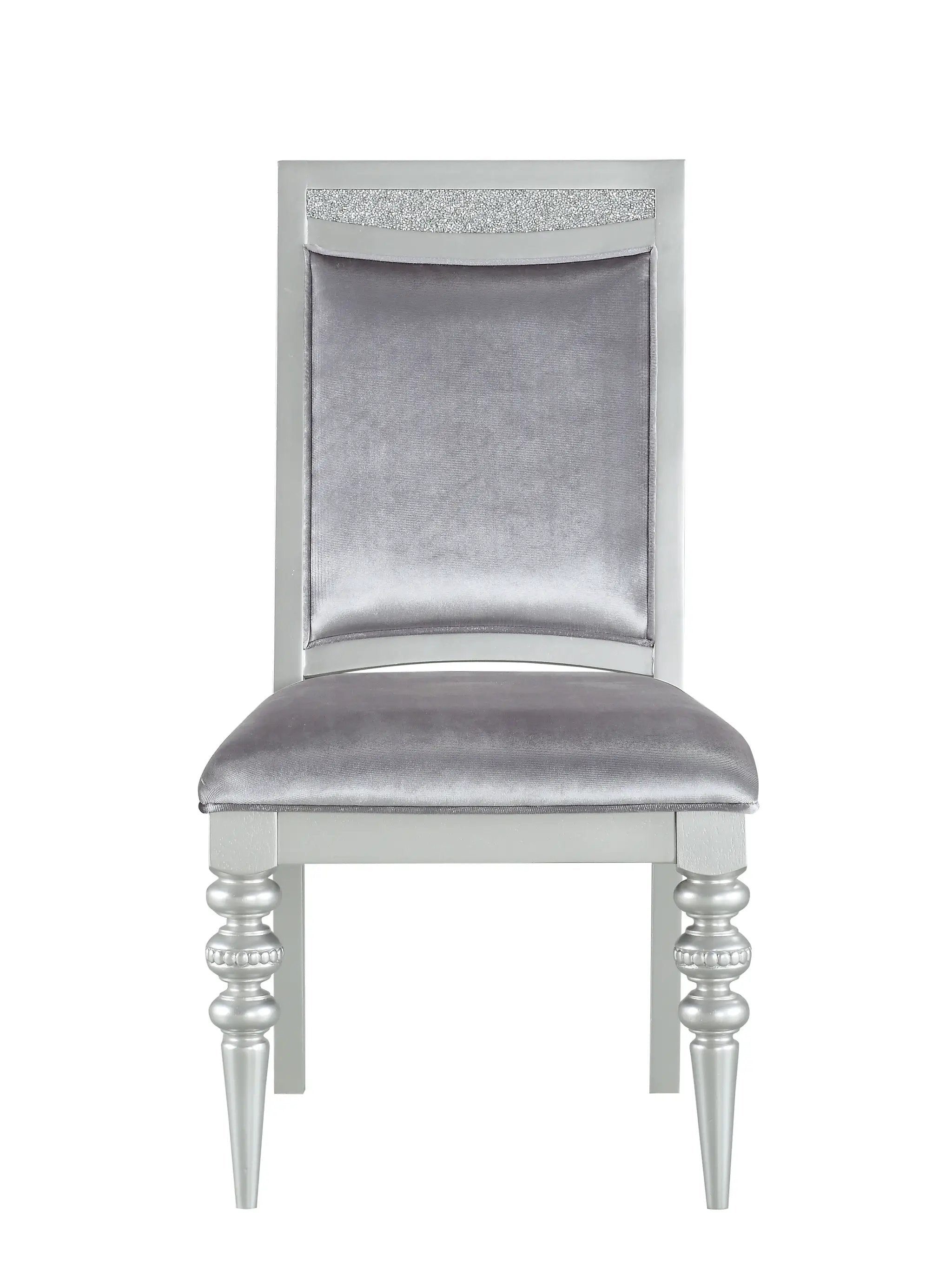 Maverick - Side Chair (Set of 2) - Silver by Unique Piece Furniture