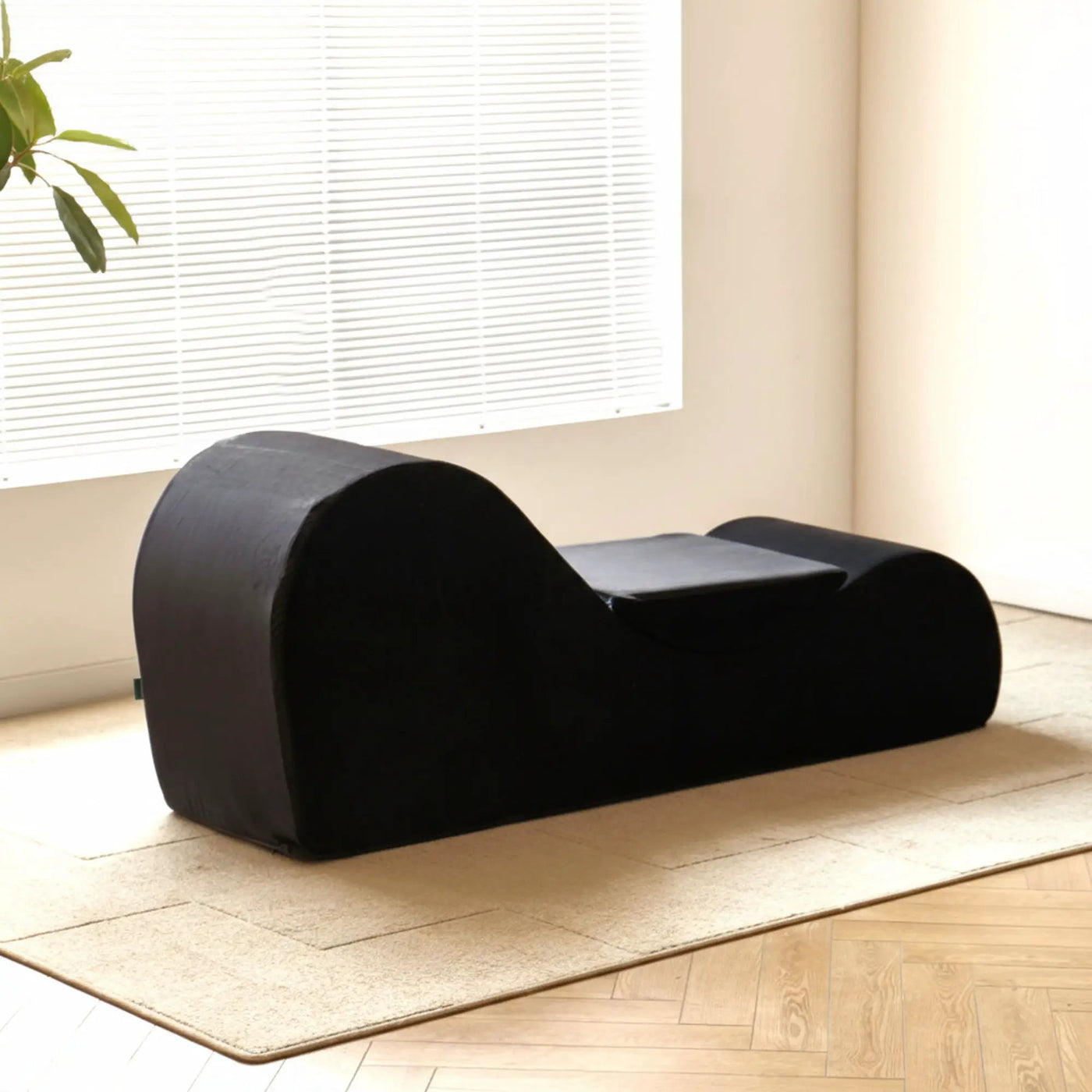 Solace - Chaise Lounge Chair Relaxation, Ergonomic Design With Soft Yet Firm High Density Foam Core by HouseOfZazla