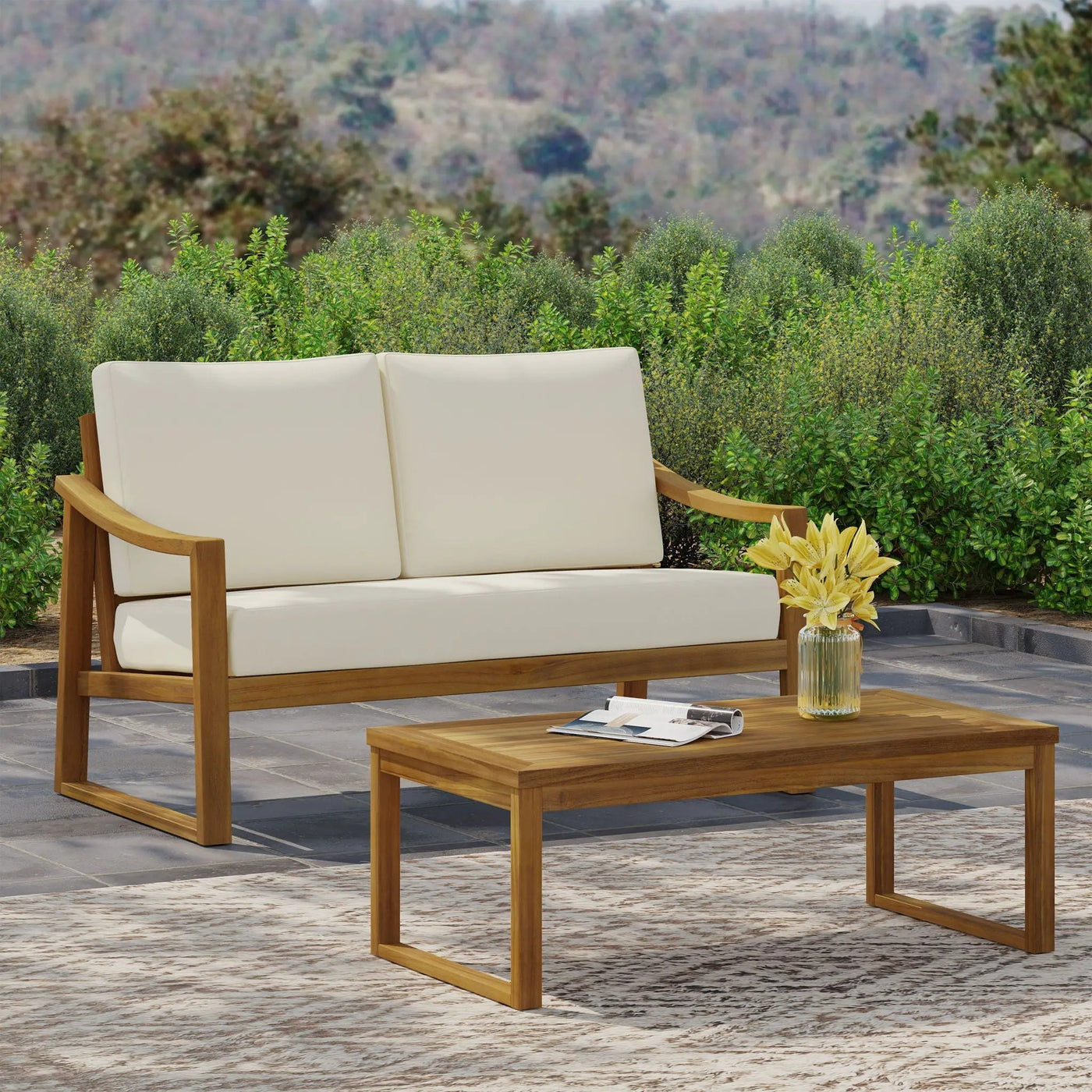 Samwell Coffee Table & Loveseat Set by HouseOfZazla