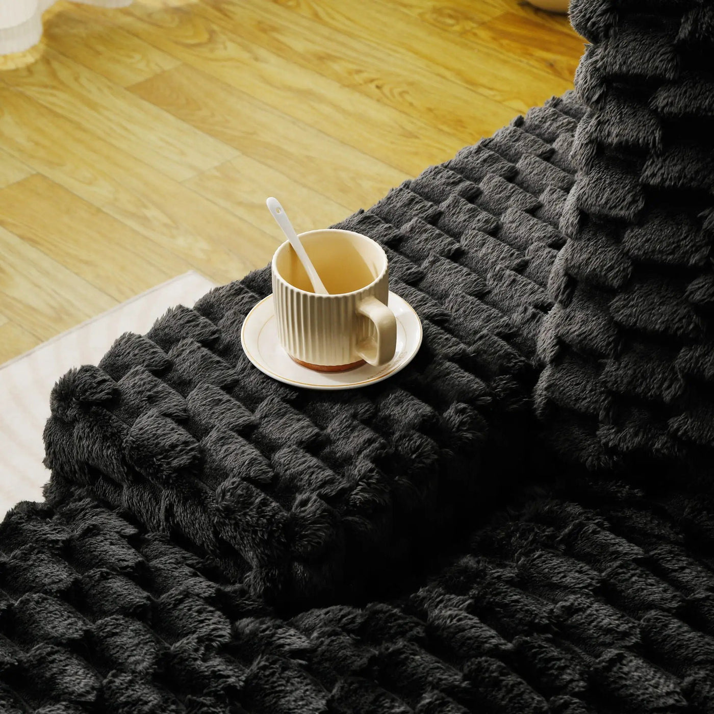 Double Chaise Lounge With Full Compressed Sponge by HouseOfZazla