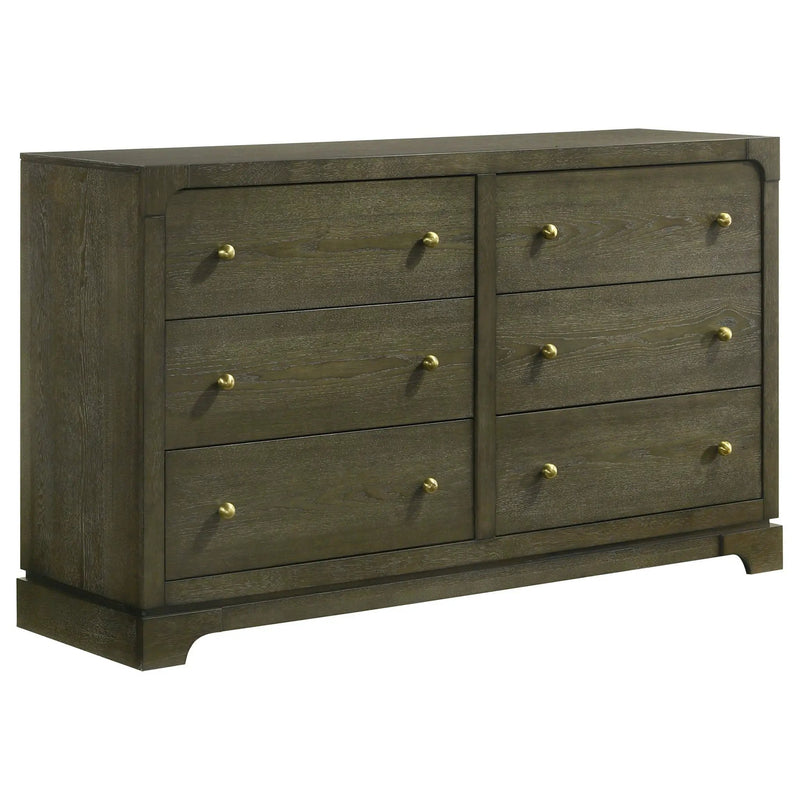 Gran Park 4-piece Eastern King Bedroom Set Dark Cocoa by Unique Piece Furniture