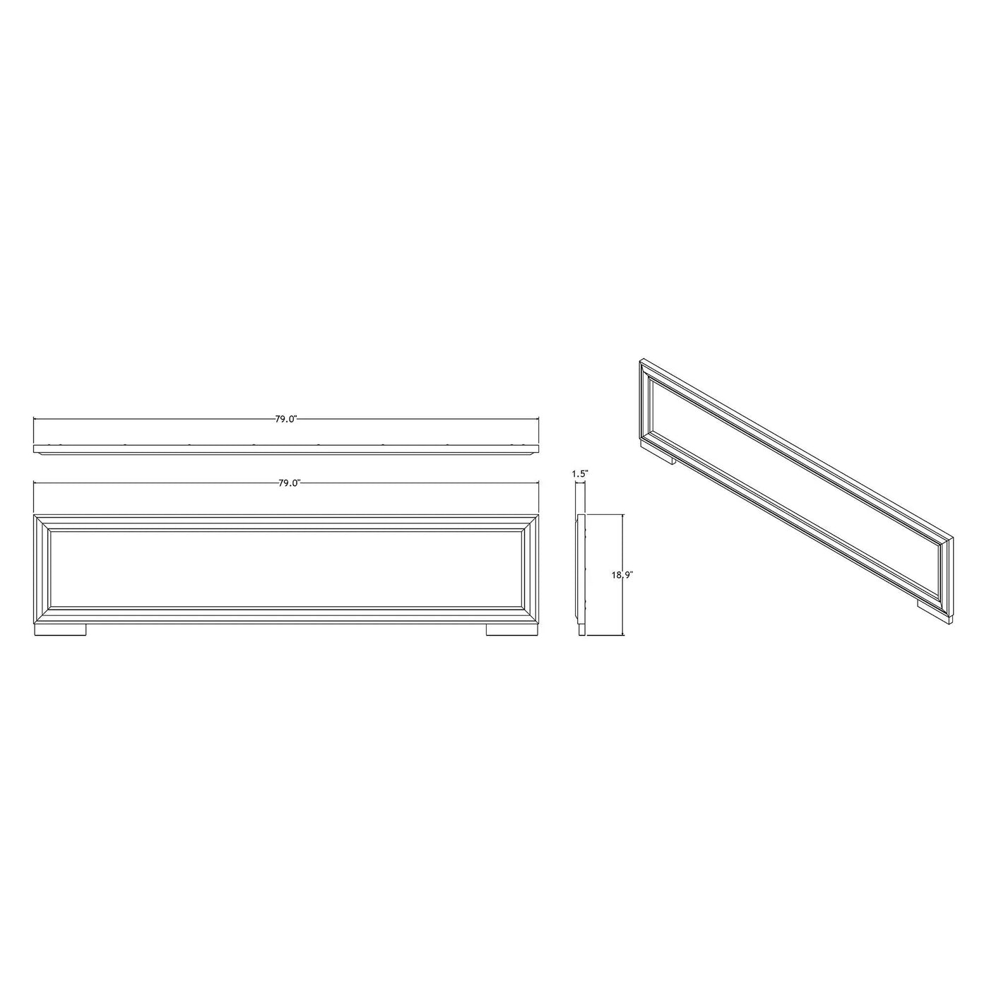 Adelaide - Bed With LED by HouseOfZazla