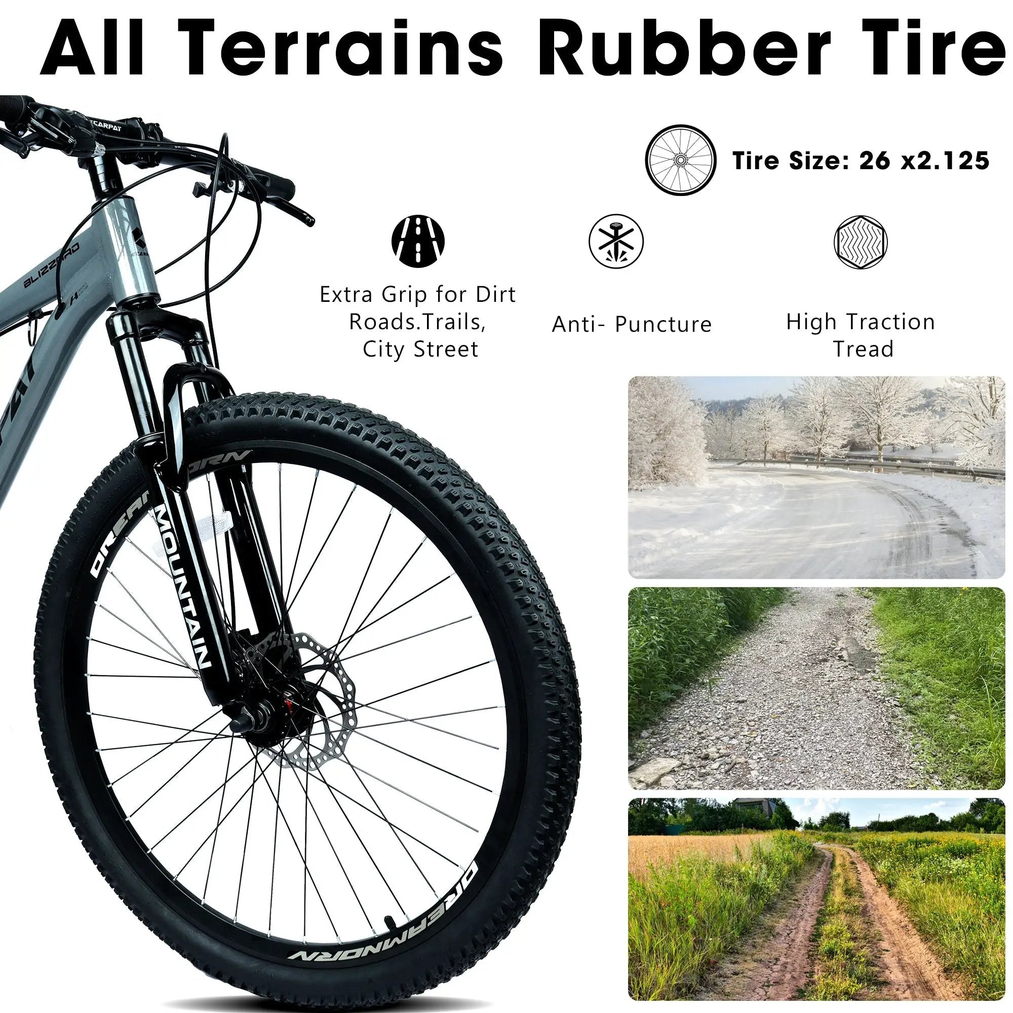 Ecarpat 26 Inch All-Terrain Mountain Bike by HouseOfZazla