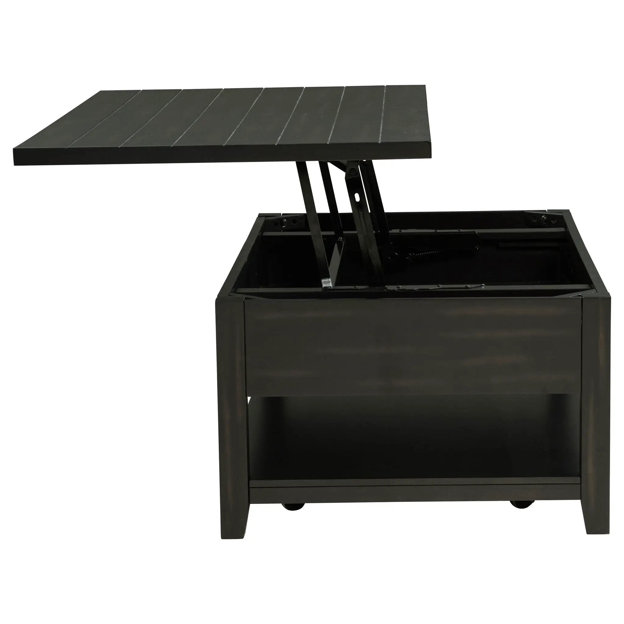 Payne 48-inch Mobile Lift Top Coffee Table Distressed Java by Unique Piece Furniture