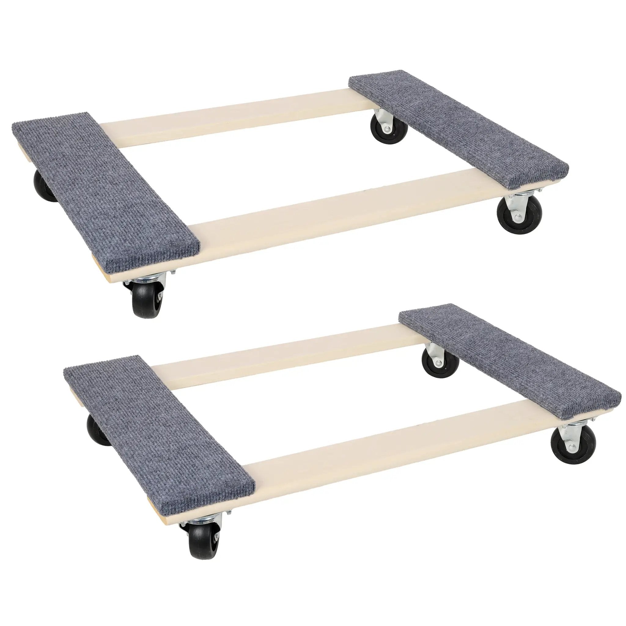2 Pack Heavy Duty Moving Dolly Set by HouseOfZazla