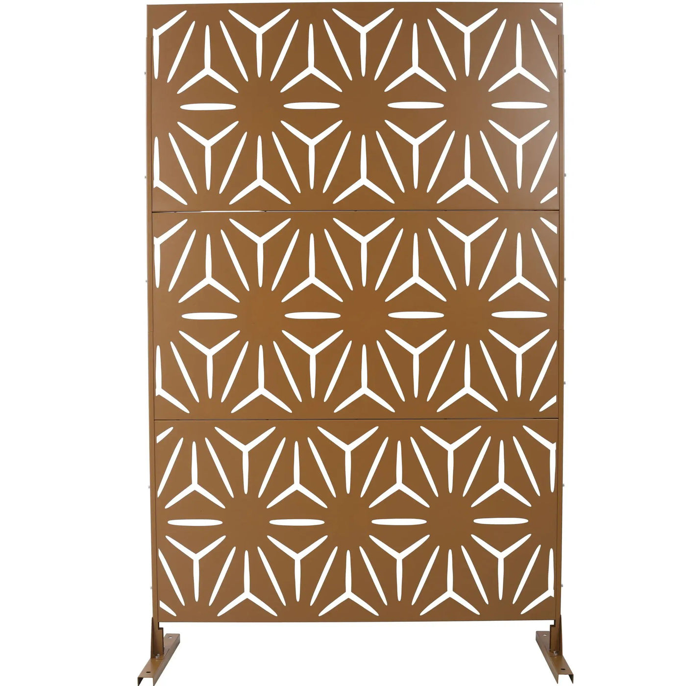 Outdoor & Indoor Metal Privacy Screen, Freestanding Decorative Panels by HouseOfZazla