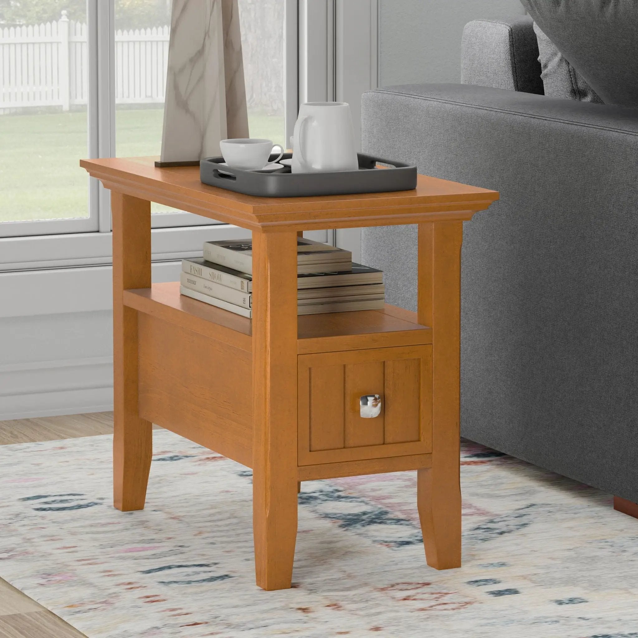 Acadian - End Table With Drawer by HouseOfZazla