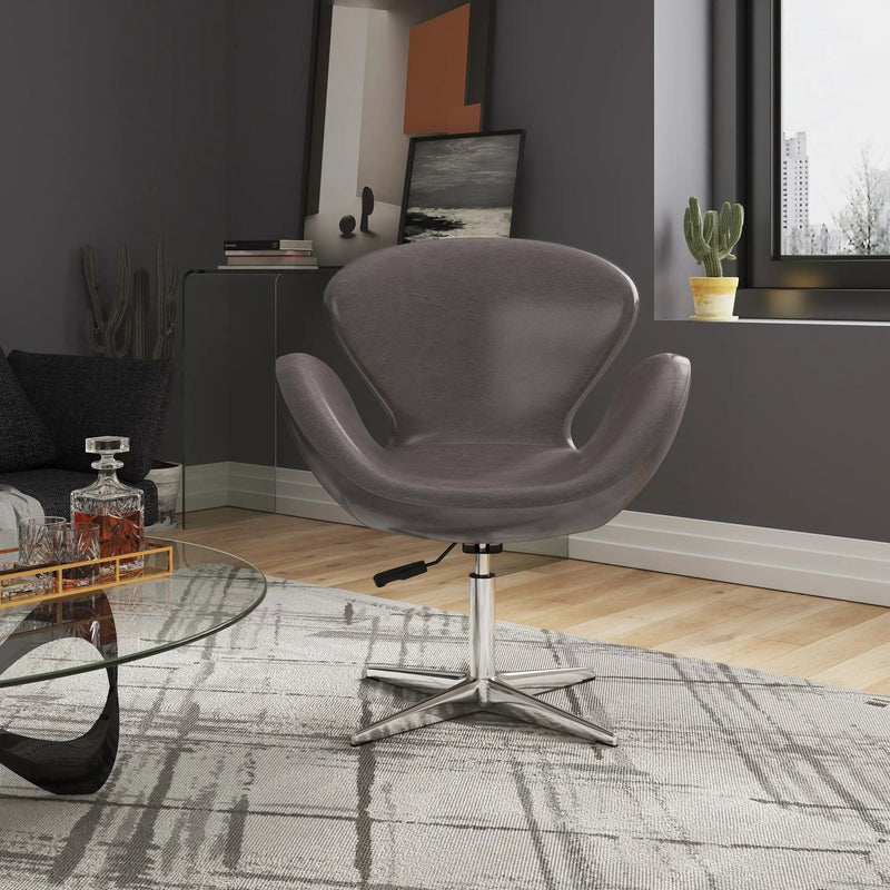 Raspberry - Swivel Lounge Chair by HouseOfZazla