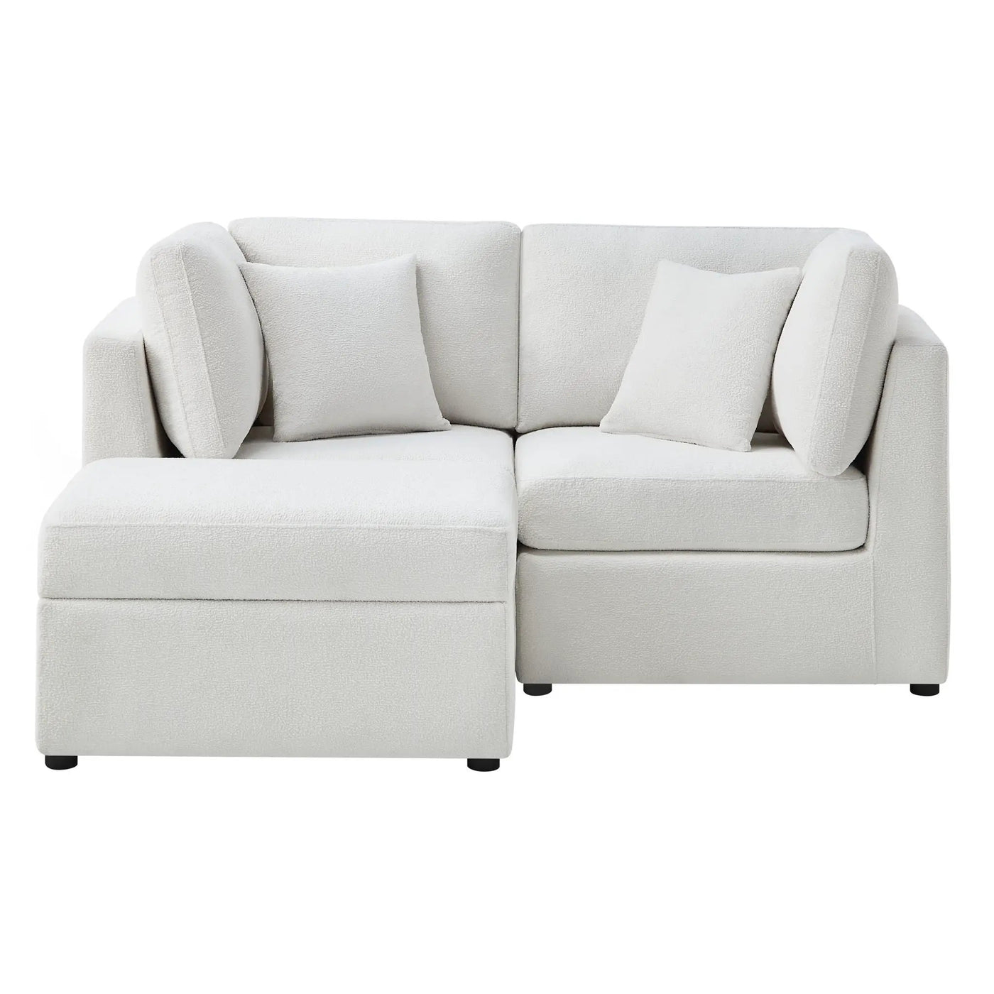 Chauncy - Sectional With Storage Ottoman by HouseOfZazla