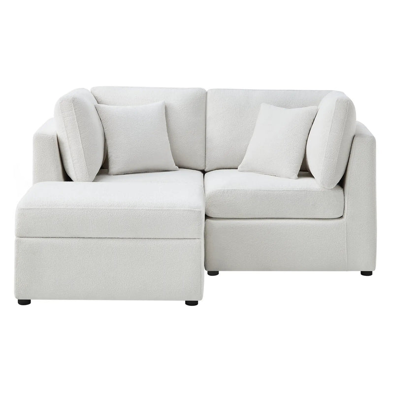 Chauncy - Sectional With Storage Ottoman by HouseOfZazla