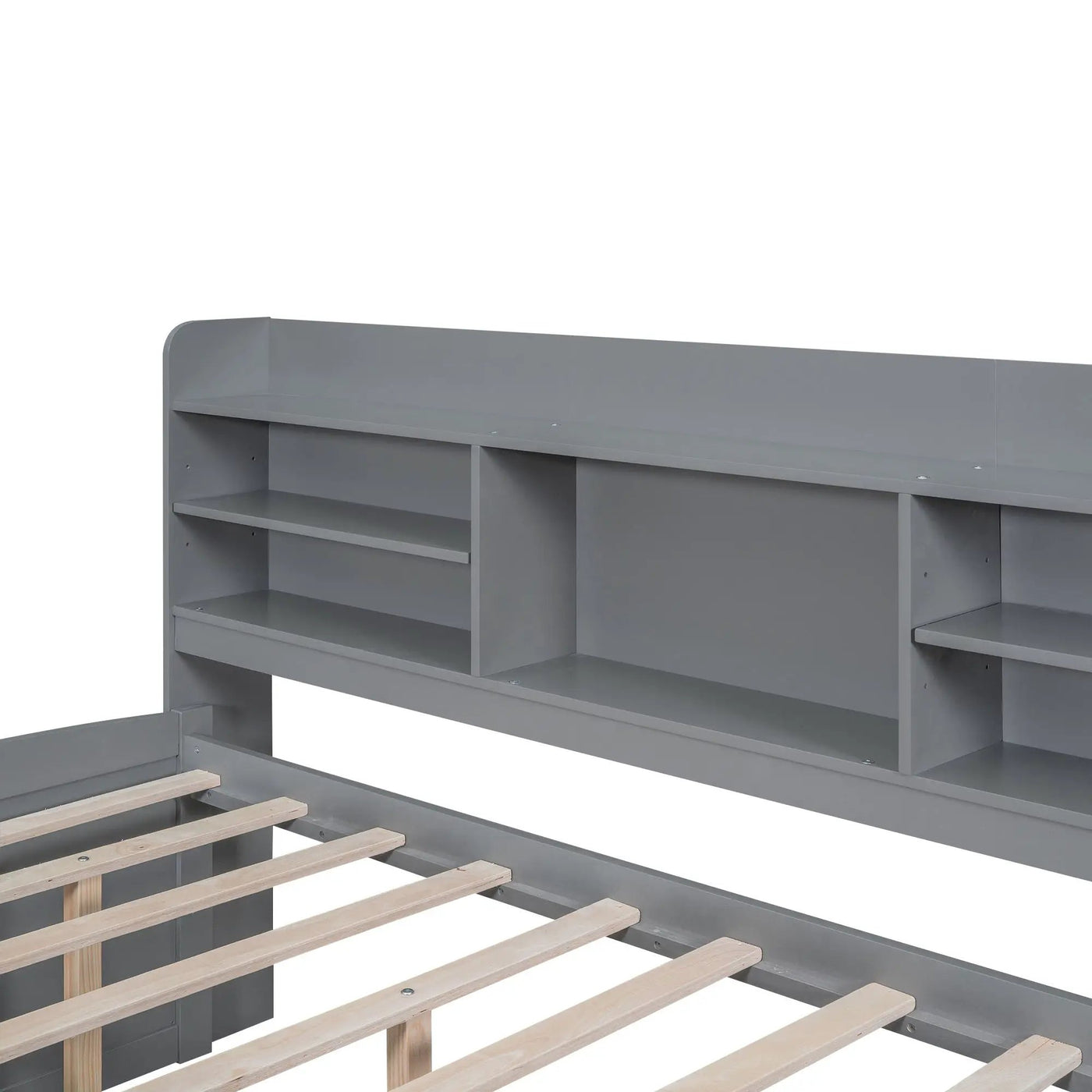 Captain Bed With Built In Bookshelves, 3 Storage Drawers, And Trundle by HouseOfZazla