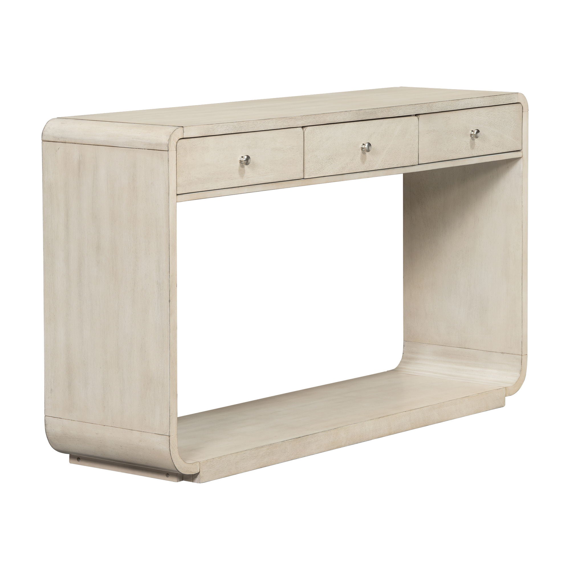 Console Table With 3 Drawers And Display Shelf by HouseOfZazla