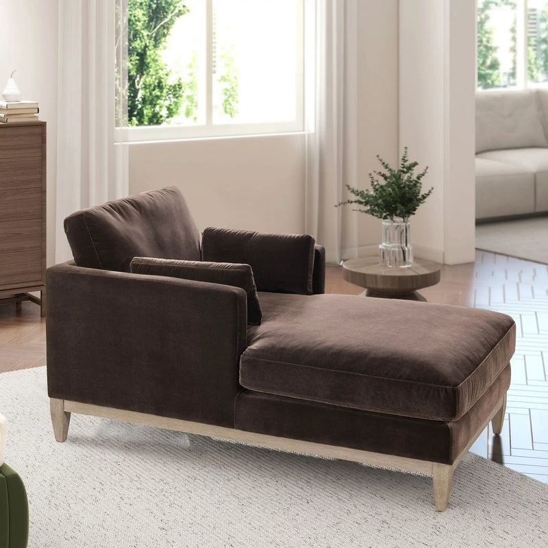 Knox - Modern Farmhouse Chaise Lounge Chair by Unique Piece Furniture