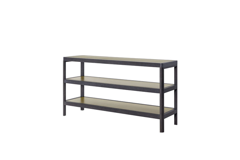 Console Table With Metal Insets - Black, photo 3 of 5