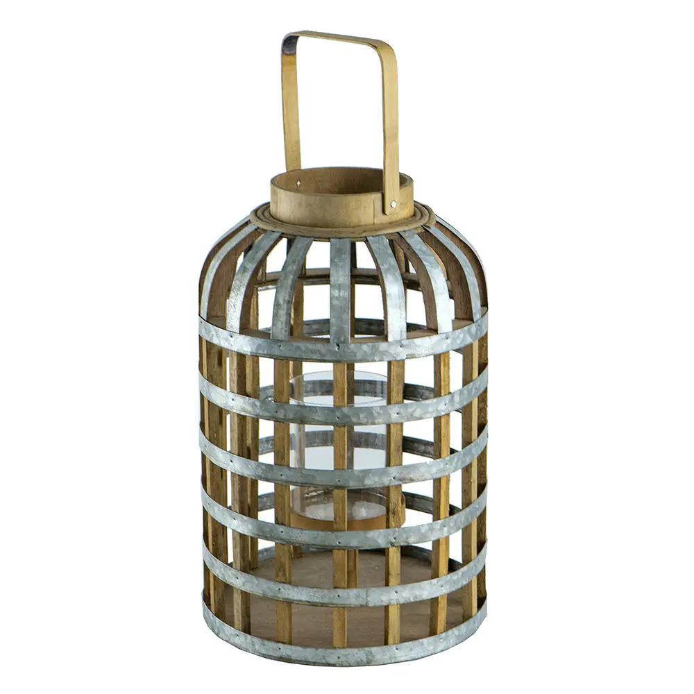 Decorative Lantern With Handle Wooden Lantern For Indoor Outdoor Home Garden Wedding by HouseOfZazla